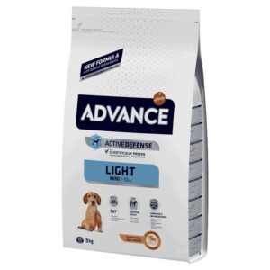 Granule za pse: Advance Hrana za gojazne pse malih rasa Mini Adult Light
