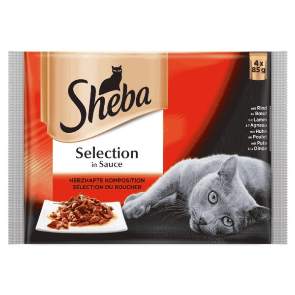 Vlažna hrana za mačke: Sheba Kesice Mešani Izbor